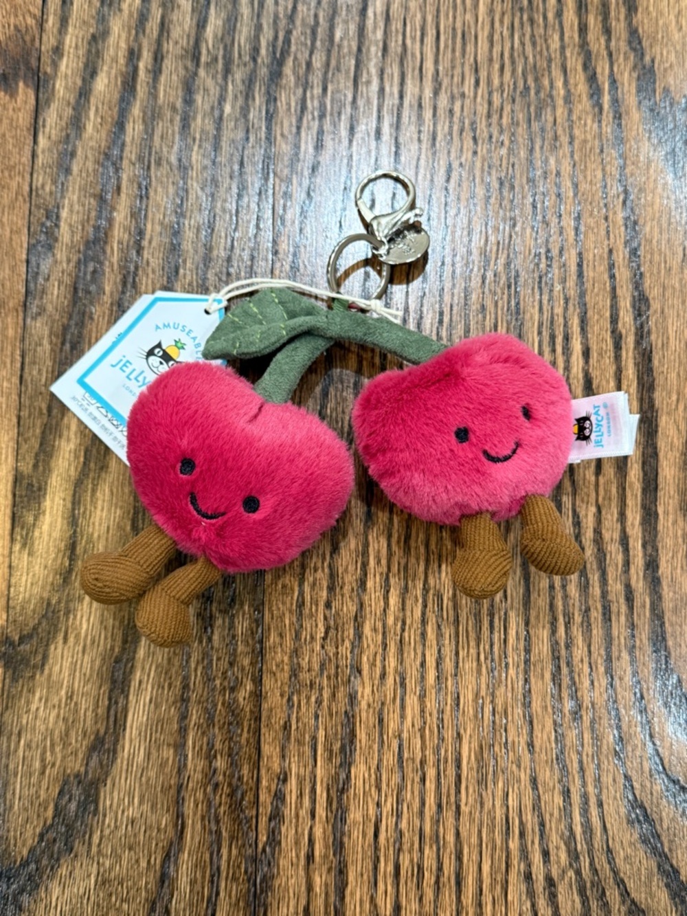 🍒 Jellycat Amuseables Cherries Bag Charm 🍒